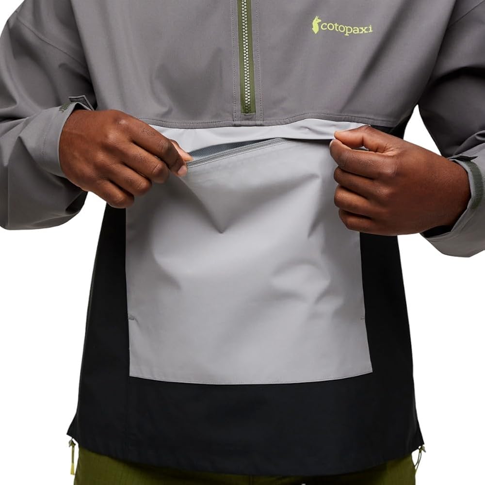 Cotopaxi Men's Cielo Rain Anorak Cinder-Black L at Amazon